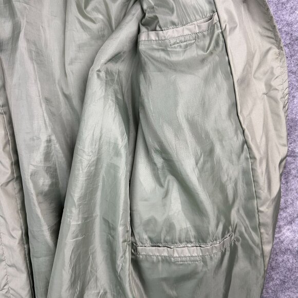 Tudor Court Windbreaker Jacket Women XL Green Removable Hood Zipped Pockets - Picture 3 of 12